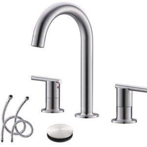 Brand New Kenes Brushed Nickel Bathroom Tap